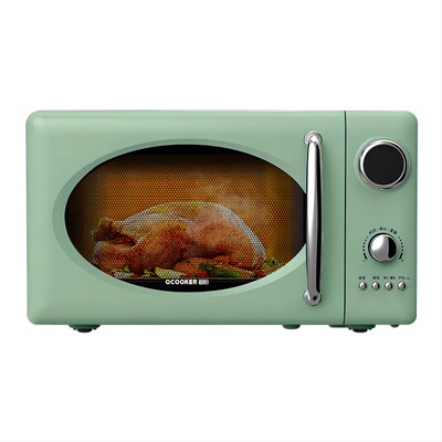 复古转盘式20L多功能一体光波炉