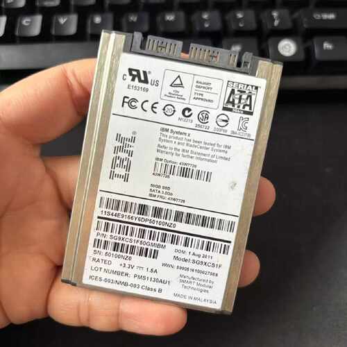询价IBM 43W7726  50GB 1.8寸 SSD SAT