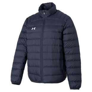 安德玛官方运动上衣男款女款2025冬季新款轻薄立领羽绒服保暖外套