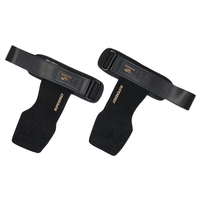 舒华助力带握力带引体向上男硬拉护掌护腕女辅助牛皮健身手套S333