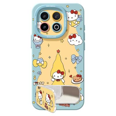 适用iqoo13手机壳女款iqoo11s保护套硅胶10pro全包防摔vivo爱酷9高级neo8pro软外壳好看7se竞速版5镜面KT猫12