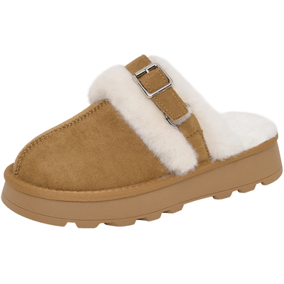 厚底雪地靴女冬季毛毛外穿