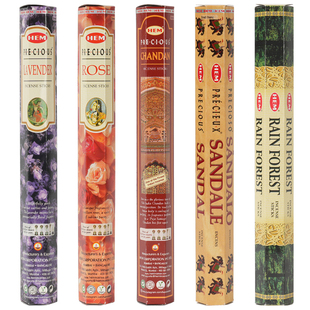 进口正品HEM印度香薰檀香线香沉香室内家用净化空气熏香天然持久