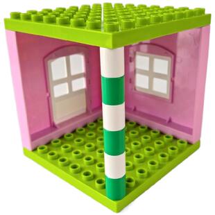 大颗粒加厚房子积木配件楼板兼容乐高3-6岁男女孩益智拼搭女礼物