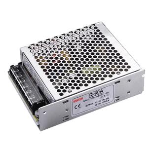 明伟D-60A 60B 60C双路两组输出12v工业设备24v开关电源变压器5伏