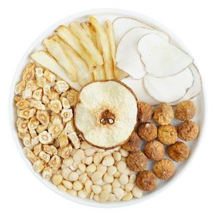 润肺六物饮玉竹沙参无花果雪梨杏仁海底椰儿童内热组合汤包养生茶