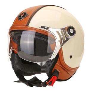 德国qudas奇达士摩托车头盔男女复古四季电动车半盔安全帽3C认证