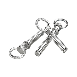 304不锈钢膨胀螺丝带环挂钩带圈加长万能吊环膨胀螺栓M6M8M10M12