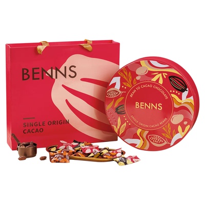 【年货礼盒】BENNS贝纳丝果仁巧克力黑巧纯可可脂伴手礼进口喜糖