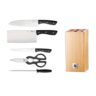 德国WMF福腾宝不锈钢刀具套装切菜刀家用全套厨房刀具切肉6件套