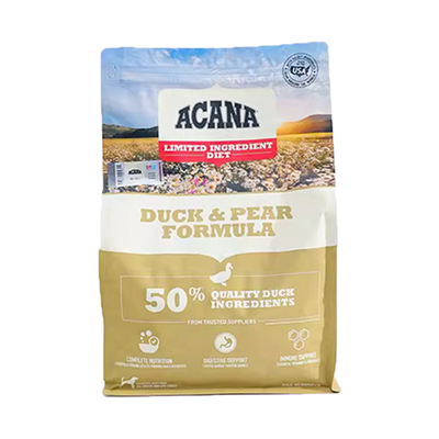 爱肯拿无谷鸭肉梨狗粮