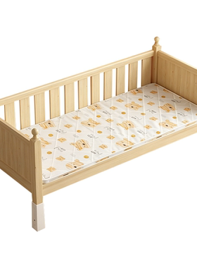永染坊实木儿童拼接床大人可睡加宽床边护栏宝宝婴儿床可调节