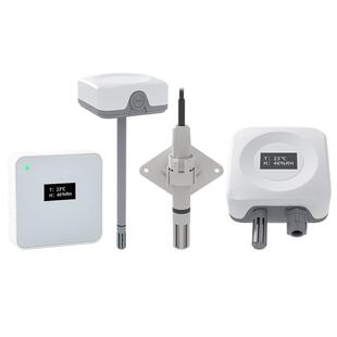 丰控楼宇风管道温湿度变送器暖通RS485室内室外温度传感器插入式