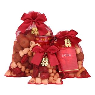 结婚喜糖袋纱袋创意婚礼糖盒糖果盒满月伴手礼盒子订婚庆用品大全