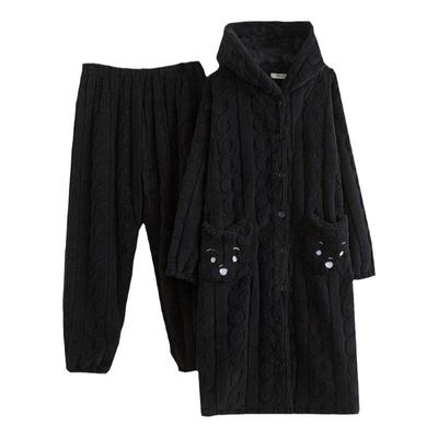 雅芷欣秀女珊瑚绒加肥加大