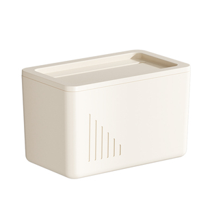 新款卫生间纸巾盒免打孔厕所双层卷纸架防水壁挂抽纸盒卫生纸置物