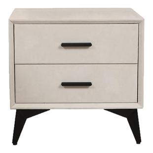 支吾归云床头柜现代简约小型轻奢实木置物收纳柜新款卧室床头柜