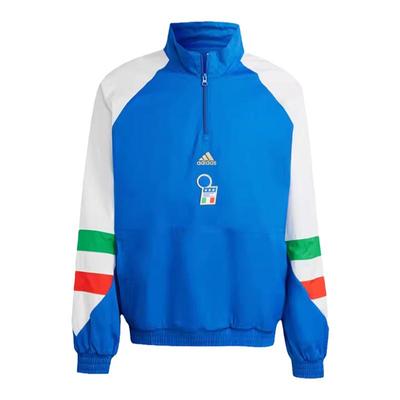 阿迪达斯男立领意大利队运动夹克