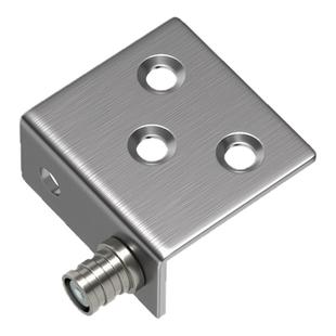 天地转轴橱柜门上下合页暗藏铰链CT角码木板门合页铁箱消防栓门轴