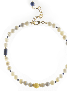 时尚天然百搭青金石深海