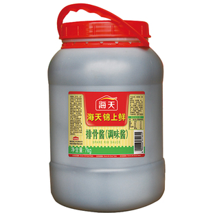 海天锦上鲜红烧排骨酱7kg大桶红烧肉蒸排骨烧烤拌面手抓饼酱商用