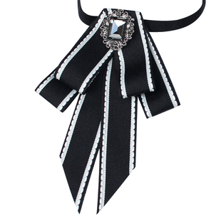 银行领花头花职业农行空姐邮政蝴蝶结麦当劳建行衬衫领结女配饰品