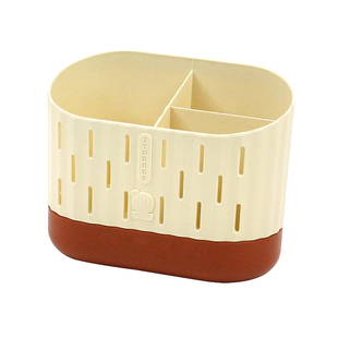 简约筷子笼家用厨房桌面沥水勺子筷子筒筷篓三格快子收纳置物架