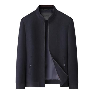 100%绵羊毛呢大衣男加大码