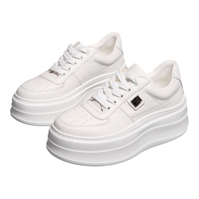 圆头厚底休闲鞋舒服时尚运动鞋