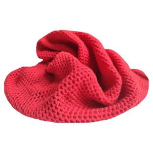 粗犷立体网状鱼鳞纹毛线衫毛衣粗针织布料 diy个性设计师创意面料