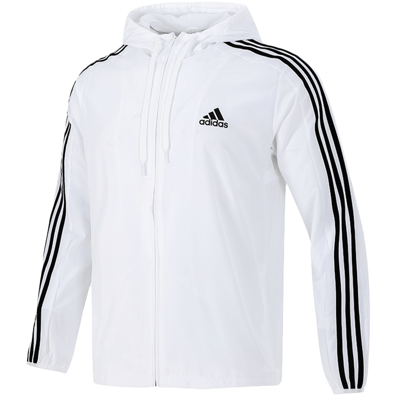 阿迪达斯皮肤衣男2025冬季新款遮阳服薄款透气运动夹克外套IB0386