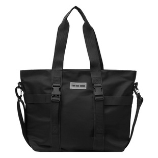 通勤托特包带拉链一包三背自重轻大容量14寸电脑工装单肩斜挎包女