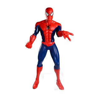 曼威超凡蜘蛛侠手办模型玩具绿巨人钢铁侠关节可动搪胶玩偶公仔