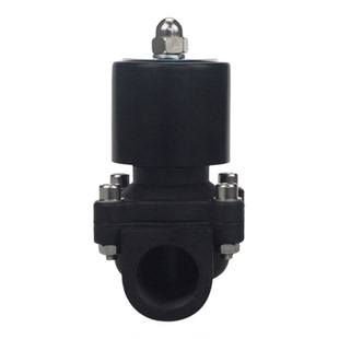 优质工程塑料2W-200-20 耐酸碱电磁阀DN20 G3/4水阀 220V/24V常闭