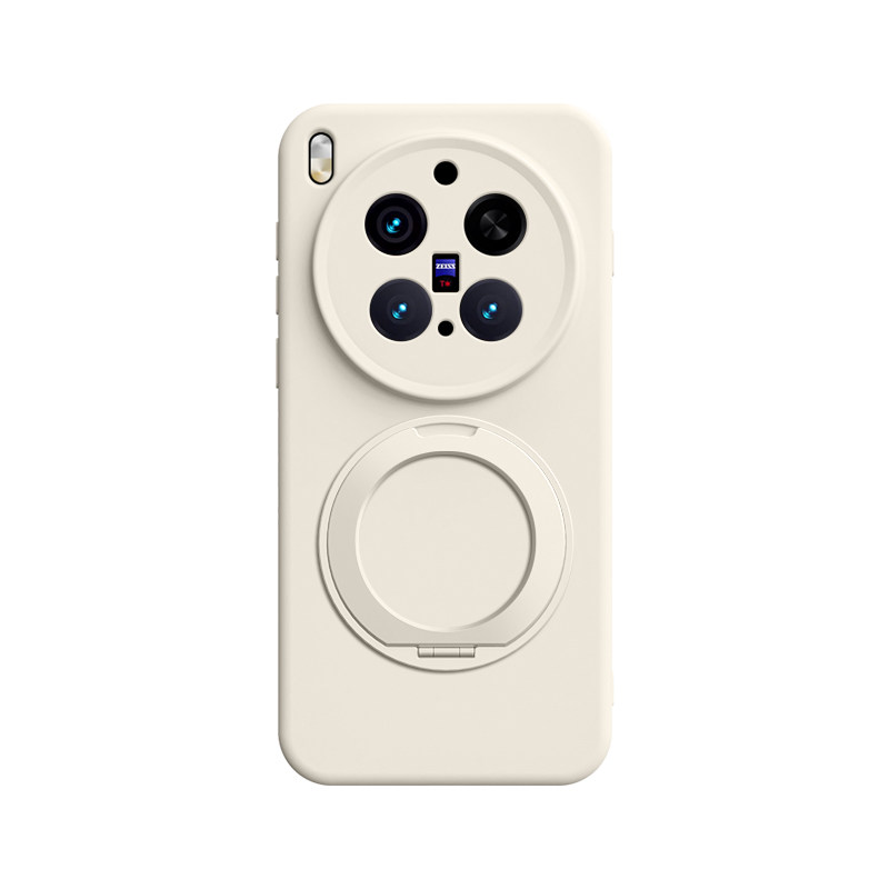支架适用vivox300ultra手机壳x300pro保护套x300s新款硅胶vivo女x200镜头全包x300软pro带挂绳ultra简约白色 - 白底图
