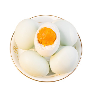 正宗起沙不流油不太咸的咸鸭蛋农家散养手工泥腌营养即食熟盐鸭蛋
