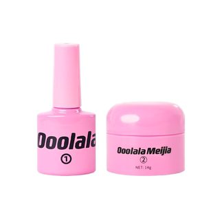 Ooolala Meijia美甲固态胶贴片穿戴甲专用牢固持久果冻胶美甲胶