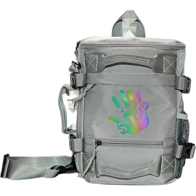 潮酷单肩包工装胸包斜挎包