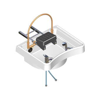 美发发廊头疗洗头盘热水洗头盘洗头床配件头疗仪配件