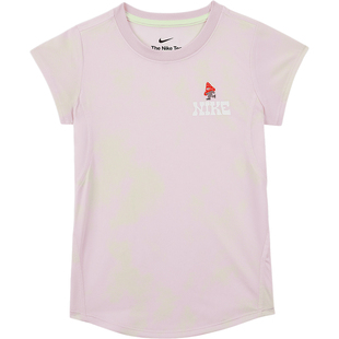 Nike/耐克正品Dri-FIT小童圆领蘑菇印花休闲短袖IM4493-663