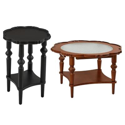 全友家居中古风实木茶几