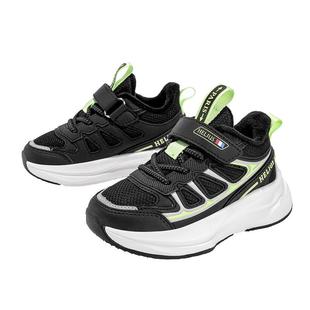 赫利俄斯童鞋2025冬款加绒运动鞋男女中小童幼儿园防滑跑步鞋