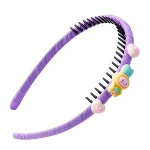 儿童可爱卡通带齿发箍女童防滑不伤发头箍碎发整理神器压发卡头饰