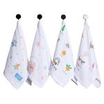 洁丽雅儿童毛巾纯棉宝宝小孩洗脸柔软吸水加厚大家用小毛巾长方形