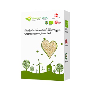 味道王国有机纯燕麦片400g丹麦进口早餐冲饮即食营养代餐饱腹