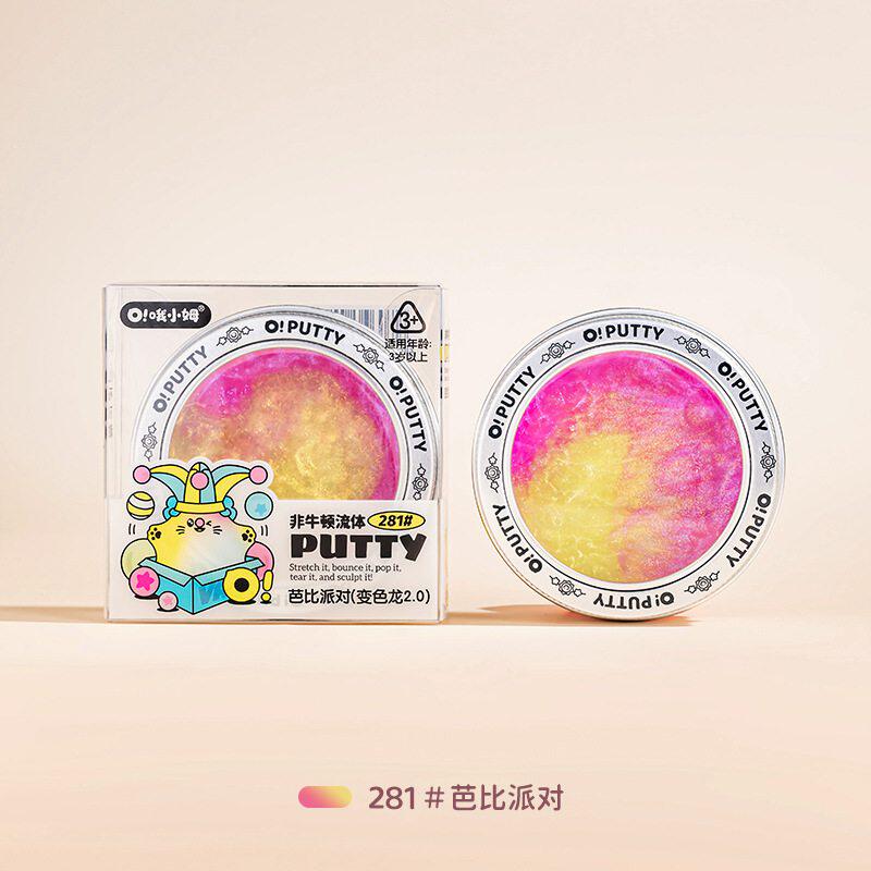 oslime哦小姆史莱姆液态玻璃胶泥水晶泥玩具款变色儿童解压弹跳