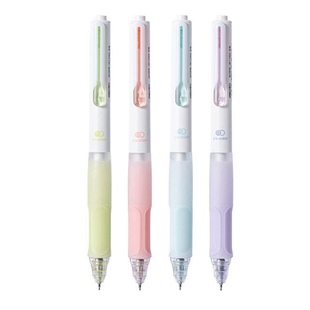 得力六边形战士中性笔高颜值ins速干刷题笔学生备考用低噪消音笔