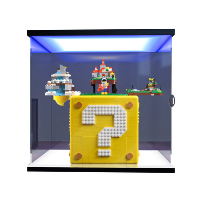 适用马里奥问号砖展示盒