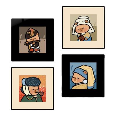 小红书热推中古风遮丑补洞墙贴