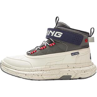 商场同款|李宁儿童加绒二棉鞋轻便软底冬季男童鞋青少年女运动鞋